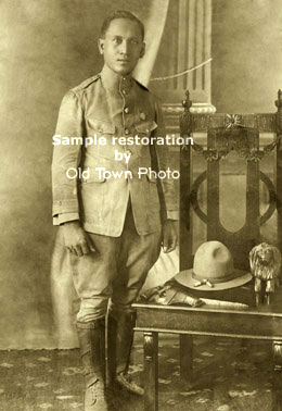 Old Photo after professional restoration. Photo restoration in Fairfax