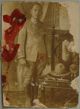 Original photo before restoration work.
